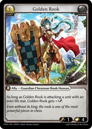Golden Rook (Curio Foil) (039) - Phantom Monarchs Foil