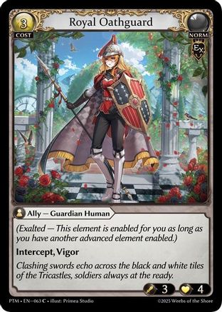 Royal Oathguard (Curio Foil) (063) - Phantom Monarchs Foil