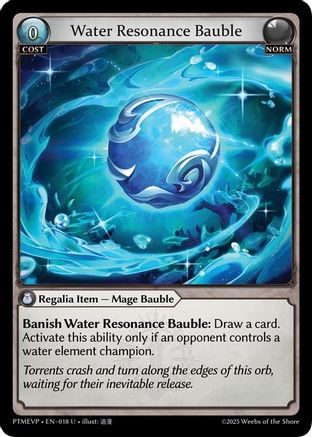 Water Resonance Bauble (018) - Phantom Monarchs Event Pack