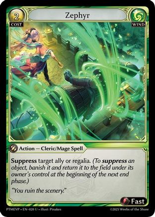 Zephyr (020) - Phantom Monarchs Event Pack Foil