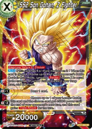 SS2 Son Gohan, Z Fighter (Championship 2025 Finals Pack) (BT17-083) - Tournament Promotion Cards