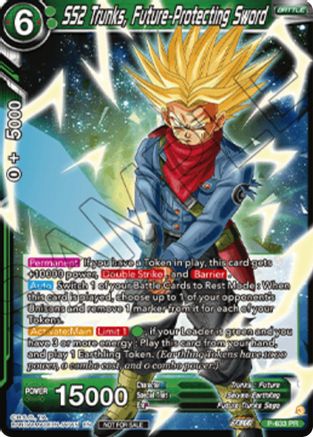 SS2 Trunks, Future-Protecting Sword (Championship 2025 Finals Pack) (P-633) - Tournament Promotion Cards