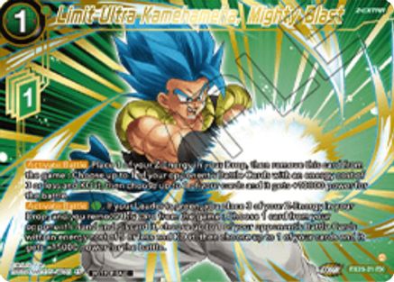 Limit Ultra Kamehameha, Mighty Blast (Championship 2025 Finals Premium Pack) (EX23-21) - Tournament Promotion Cards Foil