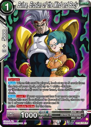 Bulma, Erosion of the Mind and Body (BT29-125) - Fearsome Rivals Foil