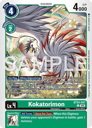 Kokatorimon (BT24-047) - Time Stranger