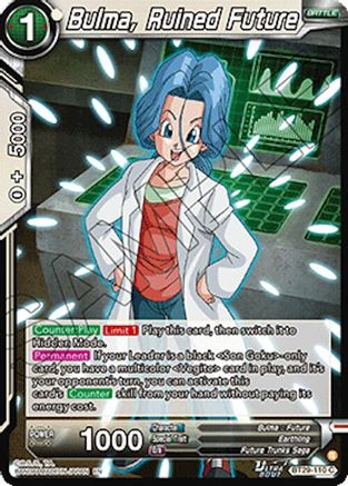 Bulma, Ruined Future (BT29-110) - Fearsome Rivals Foil