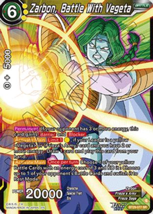 Zarbon, Battle With Vegeta (BT29-077) - Fearsome Rivals Foil