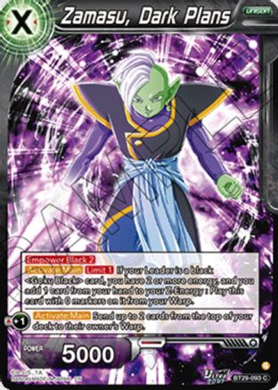 Zamasu, Dark Plans (BT29-093) - Fearsome Rivals Foil