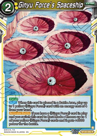 Ginyu Force’s Spaceship (BT29-082) - Fearsome Rivals Foil