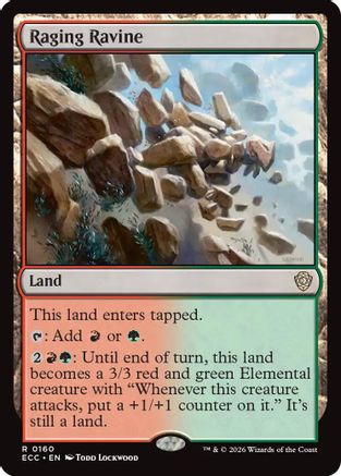 Raging Ravine (ECC-160) - Commander: Lorwyn Eclipsed