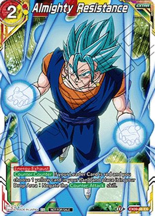 Almighty Resistance (Ultra-Bout Series Tournament Pack Vol.1) (EX09-06) - Tournament Promotion Cards