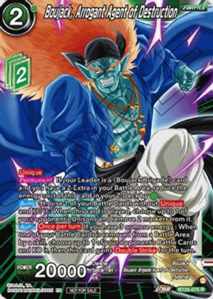Boujack, Arrogant Agent of Destruction (Ultra-Bout Series Tournament Pack Vol.1) (BT25-075) - Tournament Promotion Cards