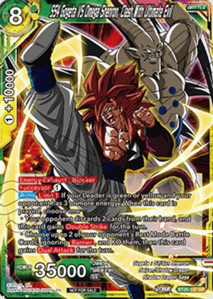 SS4 Gogeta VS Omega Shenron, Clash With Ultimate Evil (Ultra-Bout Series Tournament Pack Vol.1) (BT25-137) - Tournament Promotion Cards