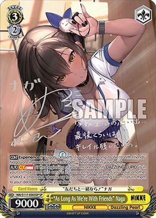 "As Long As We're With Friends" Naga (SP) (Silver Stamp) (NIK/S117-E003SP SP) - GODDESS OF VICTORY: NIKKE