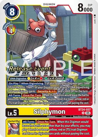 Silphymon (BT24-037) - Time Stranger Release Event Cards