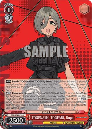 TOGENASHI TOGEARI, Rupa (GCR/SE48-E20 N) - Girls Band Cry Premium Booster