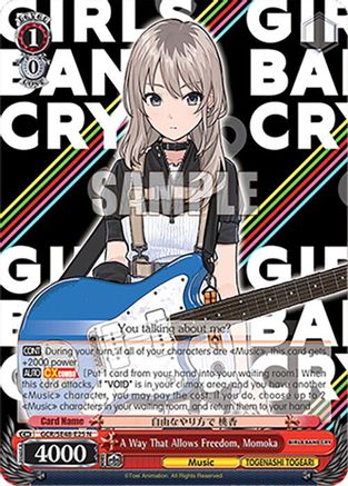A Way That Allows Freedom, Momoka (GCR/SE48-E25 N) - Girls Band Cry Premium Booster