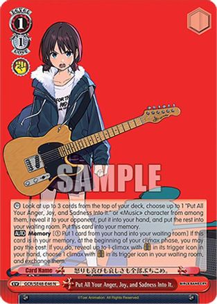 Put All Your Anger, Joy, and Sadness Into It. (GCR/SE48-E46 N) - Girls Band Cry Premium Booster