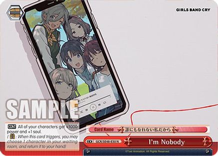 I'm Nobody (GCR/SE48-E50 N) - Girls Band Cry Premium Booster
