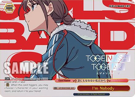 I'm Nobody (GBCR) (GCR/SE48-E50GBC GBCR) - Girls Band Cry Premium Booster