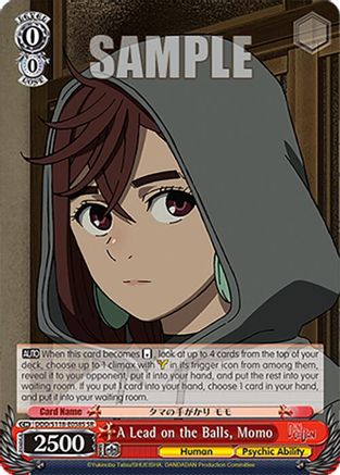 A Lead on the Balls, Momo (SR) (DDD/S118-E058S SR) - DANDADAN