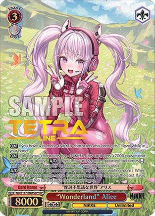 "Wonderland" Alice (SSP) (Gold Stamp) (NIK/S117-E060SSP SSP) - GODDESS OF VICTORY: NIKKE