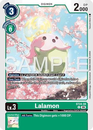 Lalamon (ST24-08) - Starter Deck 24: Data Squad
