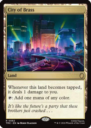 City of Brass (TMC-062) - Commander: Teenage Mutant Ninja Turtles Foil