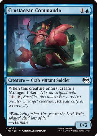 Crustacean Commando (TMT-033) - Teenage Mutant Ninja Turtles