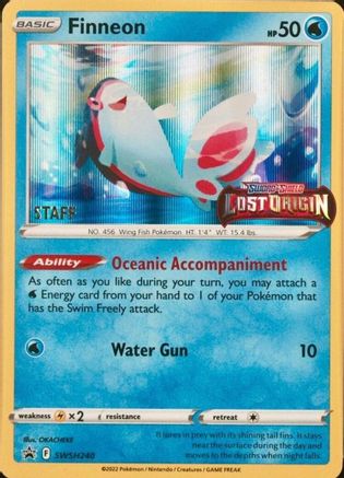 Finneon SWSH240 - Holofoil SWSH Sword & Shield Promo Cards - Promo