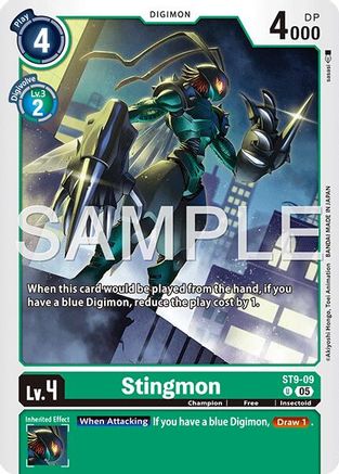 Stingmon - ST9-09 (Reprint) (ST9-09) - Advanced Booster Digimon Generation Foil