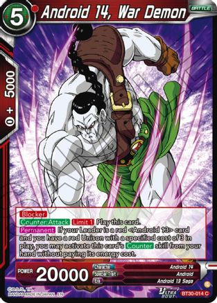 Android 14, War Demon (BT30-014) - Three Glorious Fighters