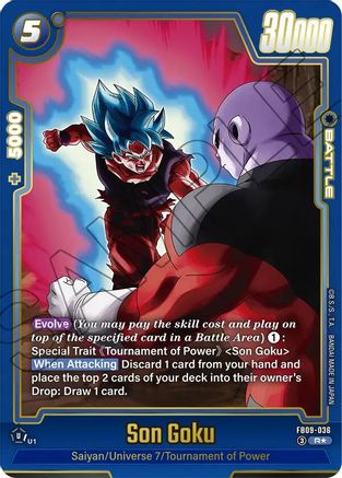 Son Goku - FB09-036 (Alternate Art) (FB09-036) - Dual Evolution Holofoil