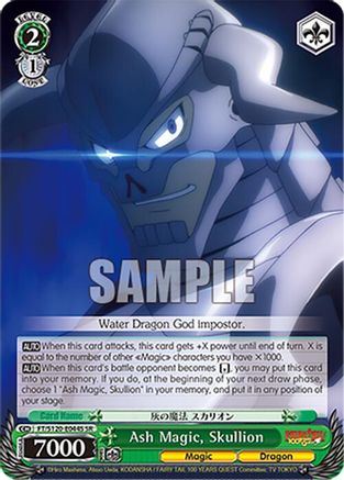 Ash Magic, Skullion (SR) (FT/S120-E044S SR) - FAIRY TAIL 100 YEARS QUEST