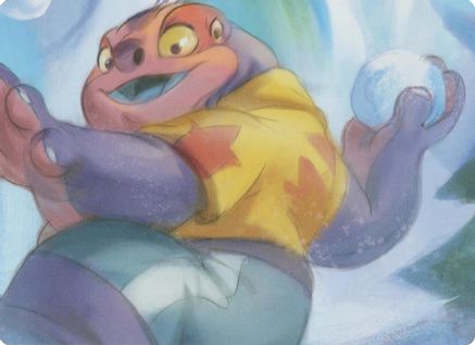 Winterspell Snowball Fight Puzzle Insert (Middle Right) - Winterspell
