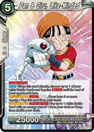 Pan & Giru, Like-Minded (BT30-127) - Three Glorious Fighters Foil