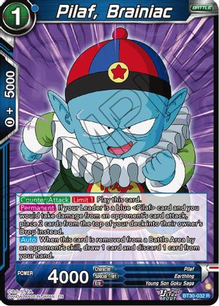 Pilaf, Brainiac (BT30-032) - Three Glorious Fighters Foil