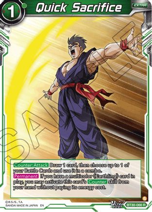 Quick Sacrifice (BT30-066) - Three Glorious Fighters
