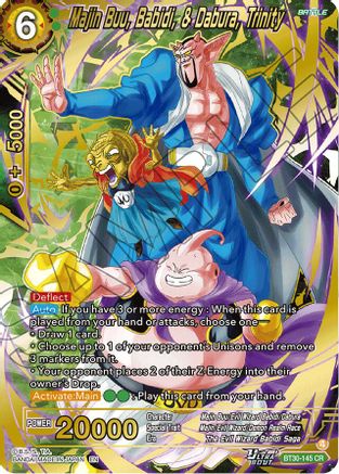 Majin Buu, Babidi, & Dabura, Trinity (BT30-145) - Three Glorious Fighters Foil