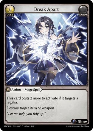 Break Apart (048C) (048C) - Radiant Origins Pantheon