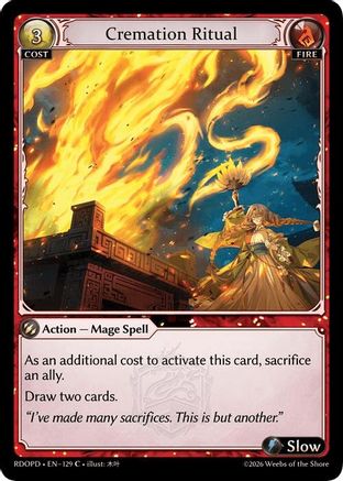 Cremation Ritual (129) - Radiant Origins Pantheon