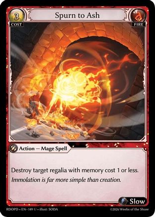 Spurn to Ash (149) - Radiant Origins Pantheon