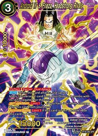 Android 17 & Frieza, Headstrong Rivals (SPR) (BT30-094) - Three Glorious Fighters Foil