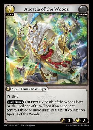 Apostle of the Woods (046) - Radiant Origins Foil