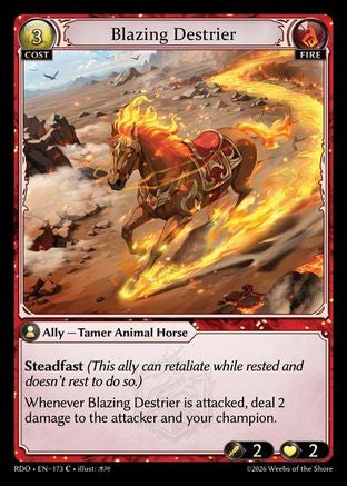 Blazing Destrier (173) - Radiant Origins
