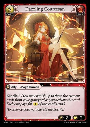 Dazzling Courtesan (179) - Radiant Origins Foil