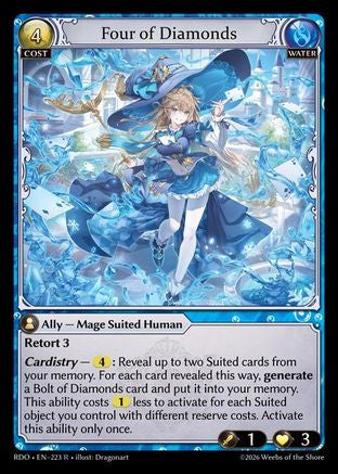 Four of Diamonds (223) - Radiant Origins