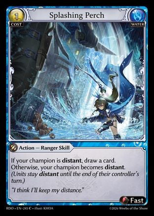 Splashing Perch (245) - Radiant Origins Foil