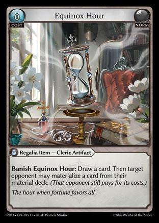 Equinox Hour (Curio Foil) (015) - Radiant Origins Foil
