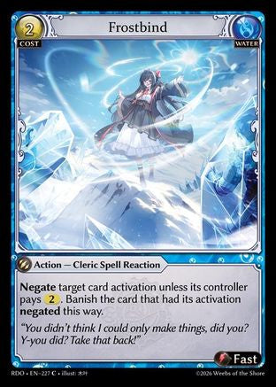 Frostbind (Curio Foil) (227) - Radiant Origins Foil